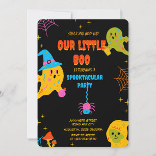 Invitación a la fiesta de cumpleaños de Neon Spook