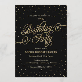 Invitación a la fiesta de cumpleaños de Night Sky