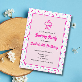 Invitación a la fiesta de cumpleaños de niños coci