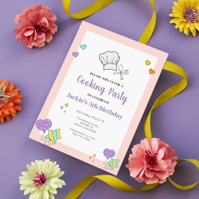 Invitación a la fiesta de cumpleaños de niños coci (Subido por el creador)