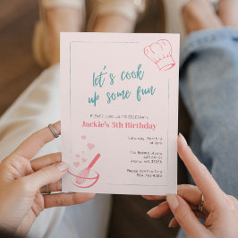 Invitación a la fiesta de cumpleaños de niños coci