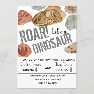 Invitación a la fiesta de cumpleaños de niños con