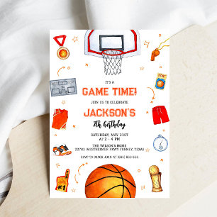 Invitación a la fiesta de cumpleaños de niños de b