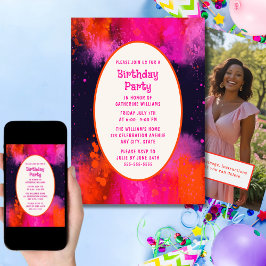 Invitación a la fiesta de cumpleaños de niños de c