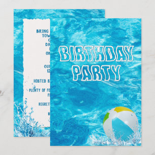 Invitación a la fiesta de cumpleaños de niños en l