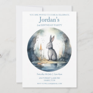 Invitación a la fiesta de cumpleaños de niños pers