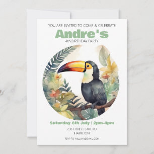 Invitación a la fiesta de cumpleaños de niños pers