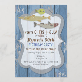 Invitación a la fiesta de cumpleaños de O-FISH-ALL