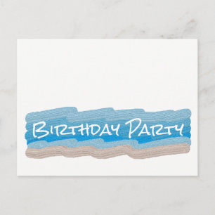 Invitación a la fiesta de cumpleaños de Ocean Beac