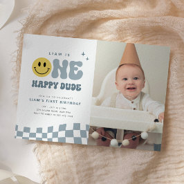Invitación a la fiesta de cumpleaños de ONE Happy 
