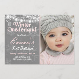 Invitación a la fiesta de cumpleaños de Onederland