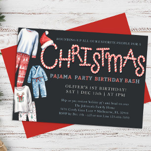 Invitación a la fiesta de cumpleaños de Pajama nav