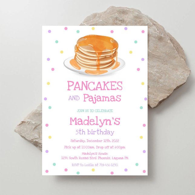 Invitación a la fiesta de cumpleaños de Panqueques (Subido por el creador)