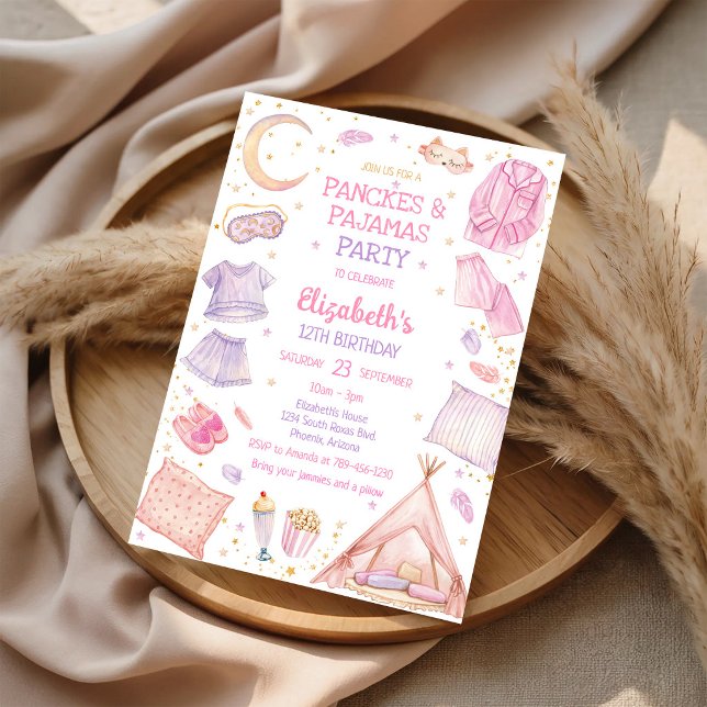 Invitación a la fiesta de cumpleaños de Panqueques (Subido por el creador)