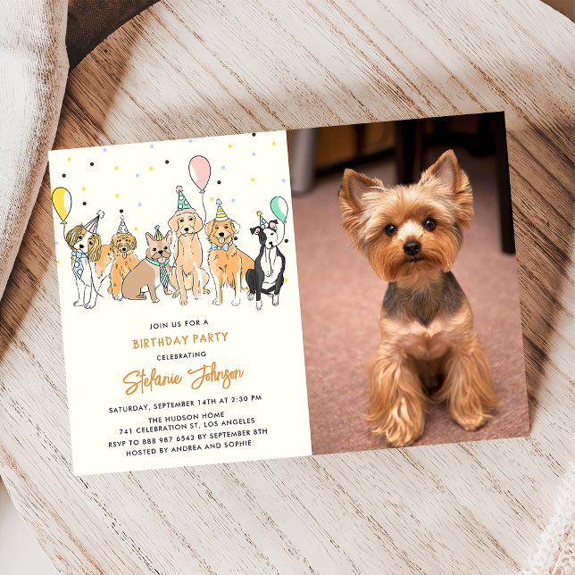 Invitación a la fiesta de cumpleaños de Papúa Perr (Subido por el creador)
