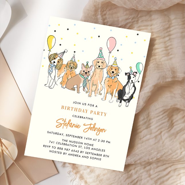 Invitación a la fiesta de cumpleaños de Papúa Perr (Subido por el creador)