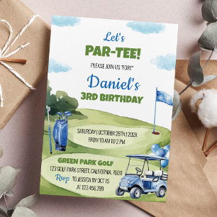 Invitación a la fiesta de cumpleaños de Par-tee Go