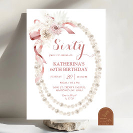 Invitación a la fiesta de cumpleaños de Pearl Pink