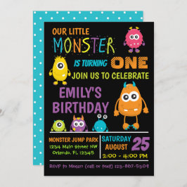 Invitación a la fiesta de cumpleaños de pequeños m