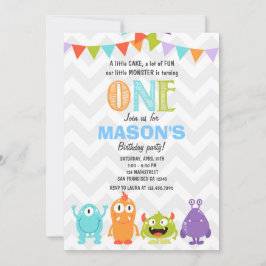 Invitación a la fiesta de cumpleaños de pequeños m