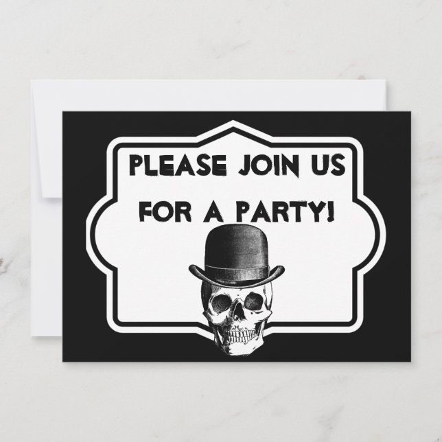 Invitación a la fiesta de cumpleaños de Personaliz (Anverso)