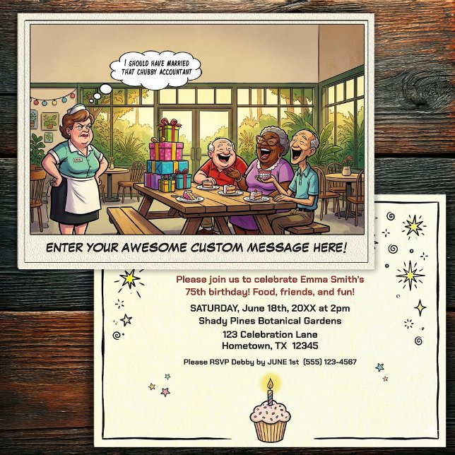 Invitación a la fiesta de cumpleaños de personas m (Subido por el creador)