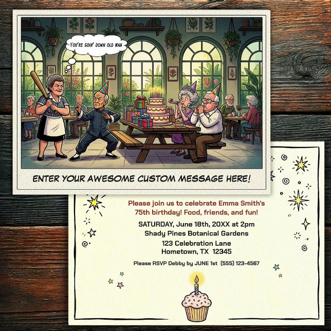 Invitación a la fiesta de cumpleaños de personas m (Subido por el creador)