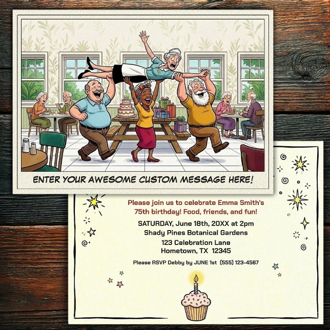 Invitación a la fiesta de cumpleaños de personas m (Subido por el creador)