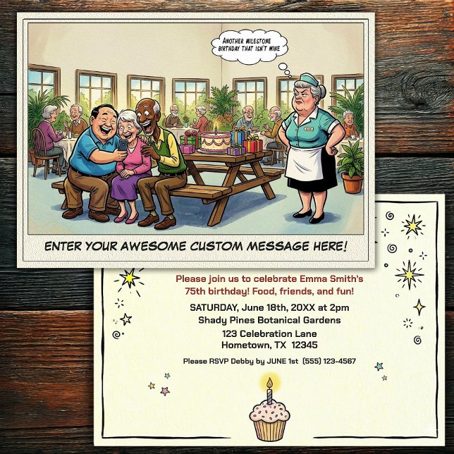 Invitación a la fiesta de cumpleaños de personas m (Subido por el creador)