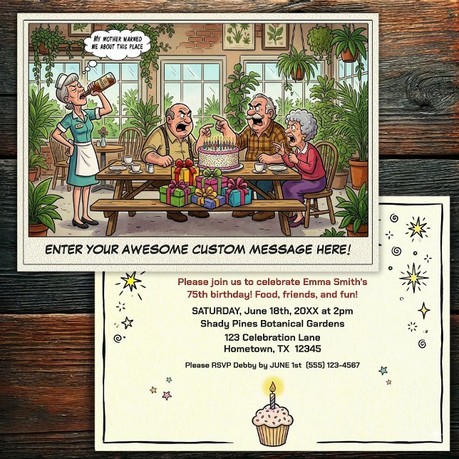 Invitación a la fiesta de cumpleaños de personas m (Subido por el creador)
