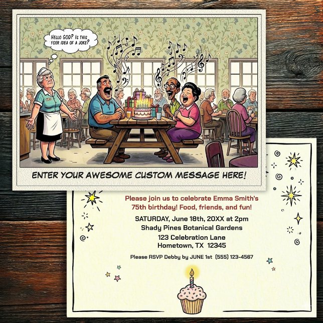 Invitación a la fiesta de cumpleaños de personas m (Subido por el creador)