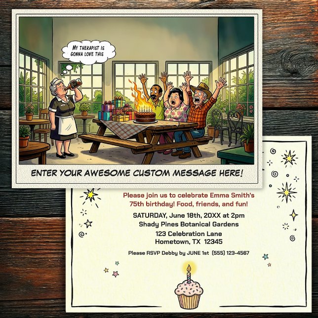 Invitación a la fiesta de cumpleaños de personas m (Subido por el creador)