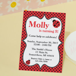 Invitación a la fiesta de cumpleaños de Polkadot L