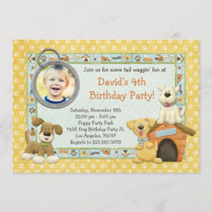 Invitación a la fiesta de cumpleaños de porcino