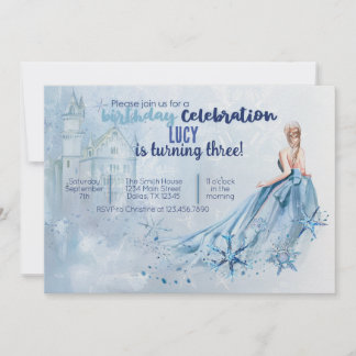 Invitación a la fiesta de cumpleaños de Princesa d