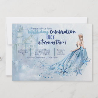 Invitación a la fiesta de cumpleaños de Princesa d