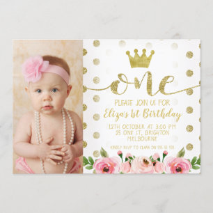 Invitación a la fiesta de cumpleaños de Princess P