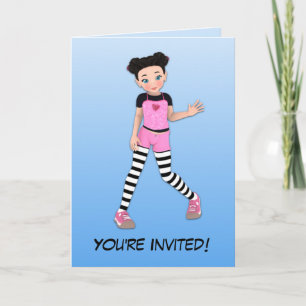 Invitación a la fiesta de cumpleaños de Punky Chic