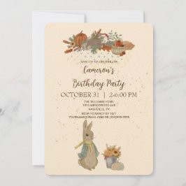 Invitación a la fiesta de cumpleaños de Rabbit Pet