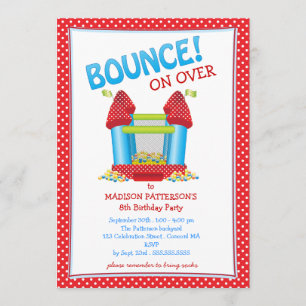 Invitación a la fiesta de cumpleaños de Red + Blue