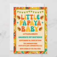 Invitación a la Fiesta de Cumpleaños de Retro Papa