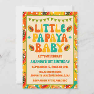 Invitación a la Fiesta de Cumpleaños de Retro Papa