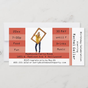 Invitación a la fiesta de cumpleaños de Rust Photo