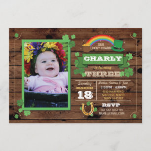 Invitación a la fiesta de cumpleaños de San Patric