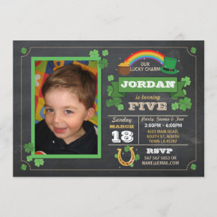Invitación a la fiesta de cumpleaños de San Patric