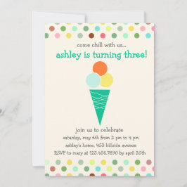 Invitación a la fiesta de cumpleaños de Scoops y p