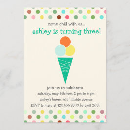 Invitación a la fiesta de cumpleaños de Scoops y p