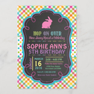 Invitación a la fiesta de cumpleaños de Semana San