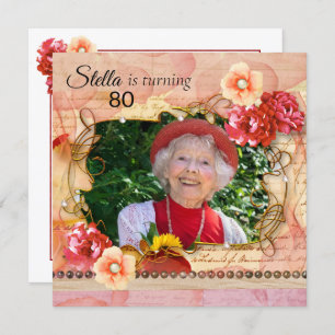 Invitación a la fiesta de cumpleaños de Shabby Chi