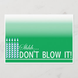 Invitación a la fiesta de cumpleaños de Shh Surpri